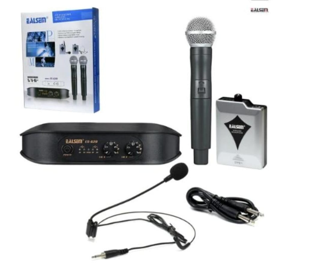 Microfono Inalambrico EALSEM Vincha mano 2-1 