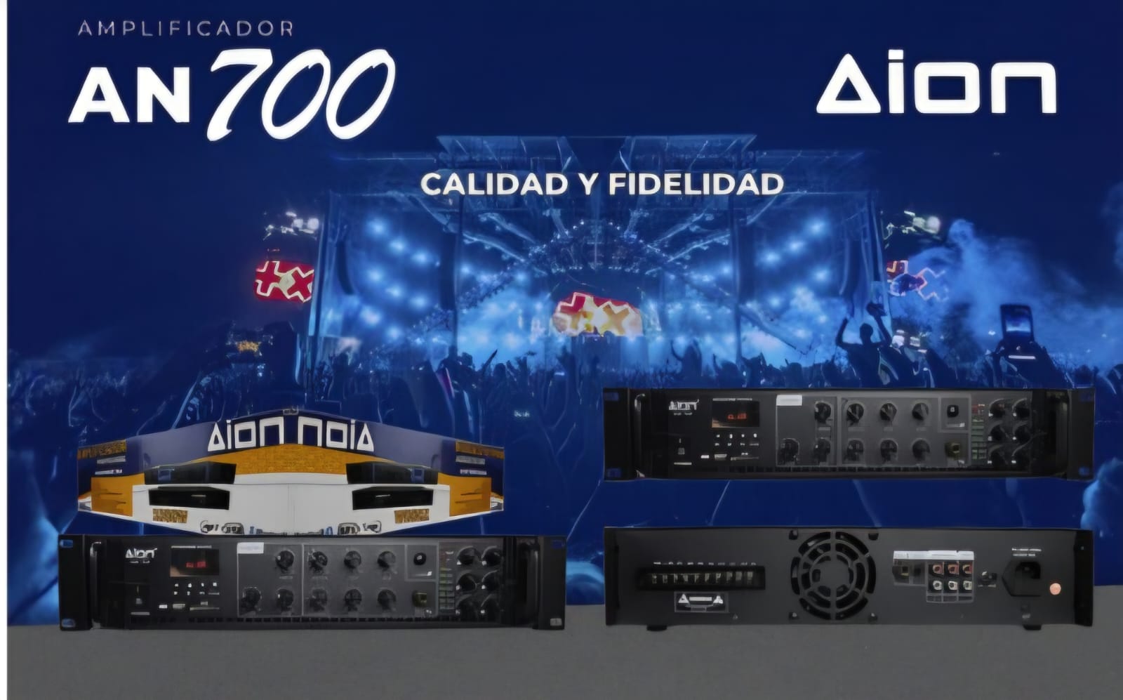 Amplificador AION 1000w x2