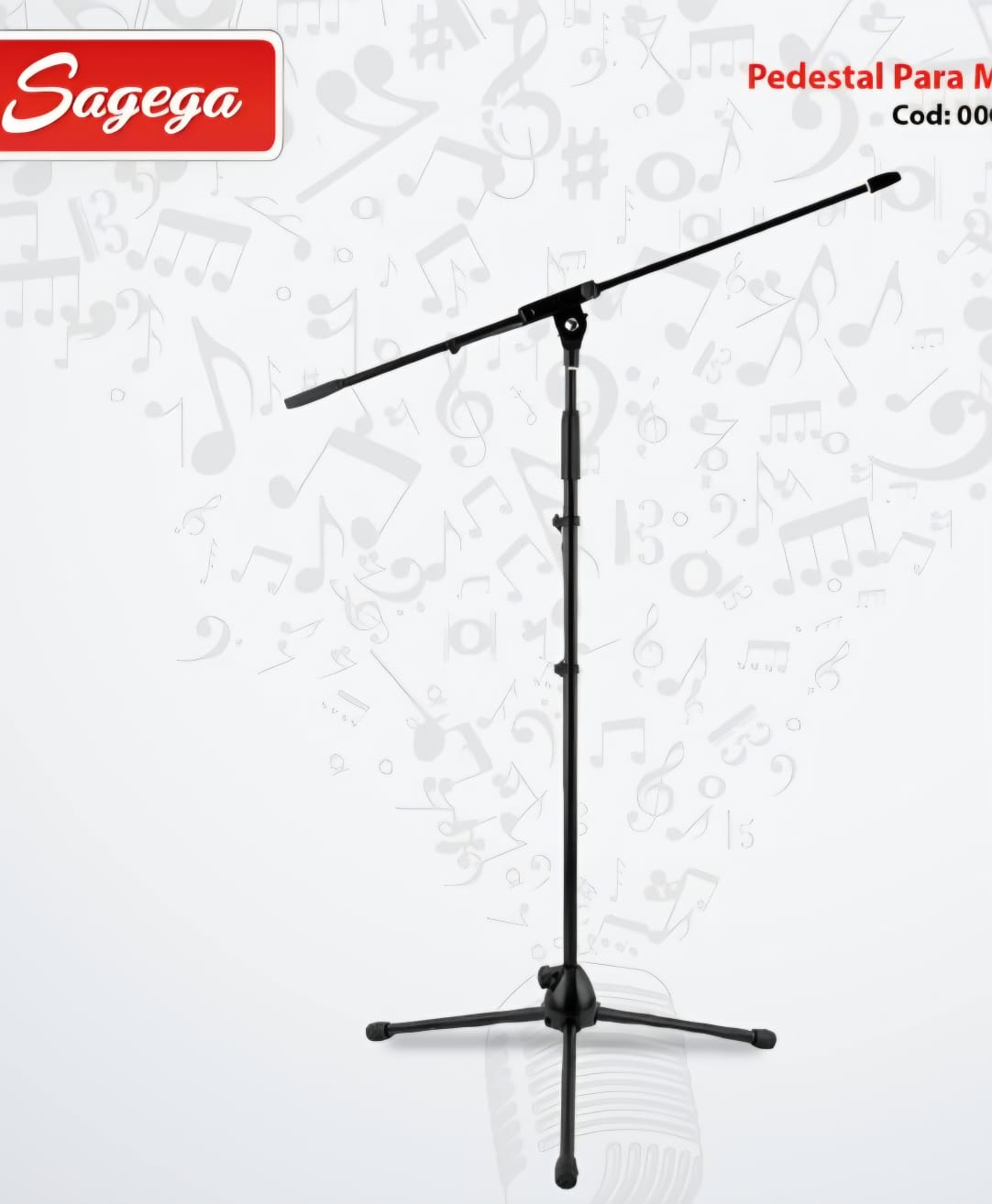 PEDESTAL MICROFONO SAGEGA